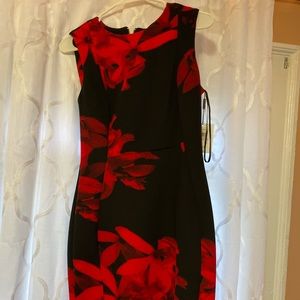 Calvin Klein NWT Rose Sheath Dress